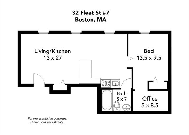 32 Fleet St 7, Boston, MA 02113
