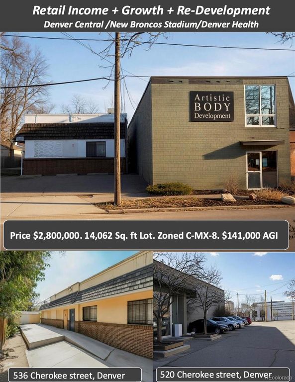 520 & 536 N Cherokee Street, Denver, CO 80204