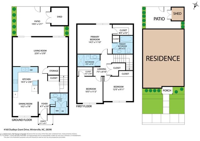 4160 Dudleys Grant Drive F, Winterville, NC 28590