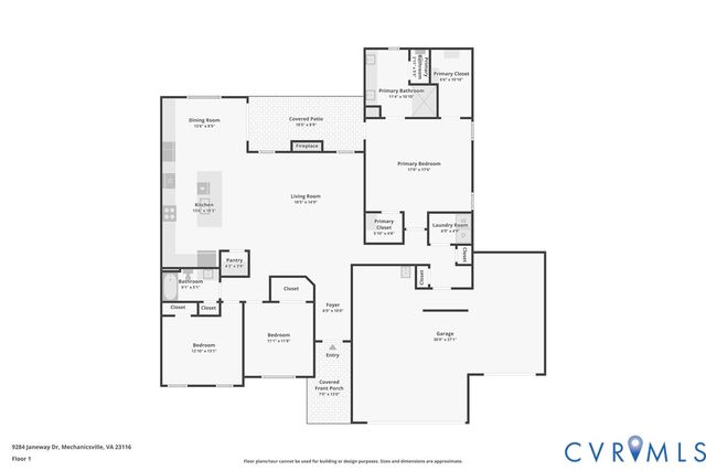 9284 Janeway Dr, Mechanicsville, VA 23116