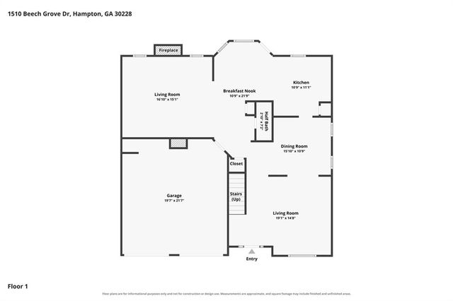 1510 Beech Grove Drive, Hampton, GA 30228
