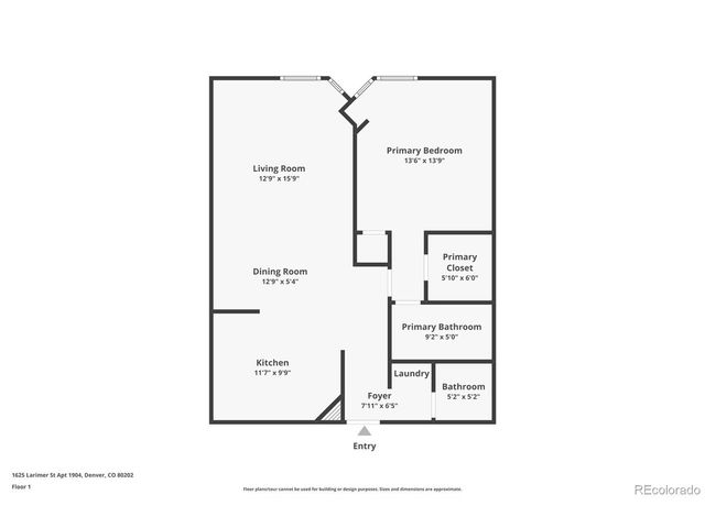 1625 Larimer St 1904, Denver, CO 80202