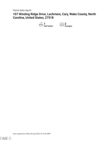 107 Winding Ridge Drive, Cary, NC 27518