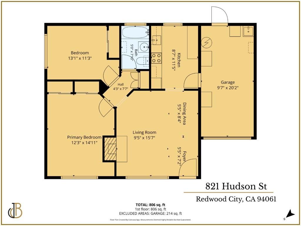 Image 26 of property listing at 819 Hudson Street, Redwood City, CA 94061