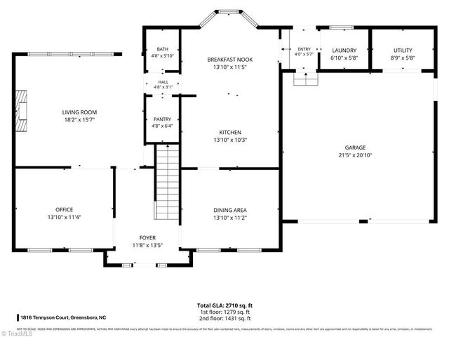 1816 Tennyson Court, Greensboro, NC 27410