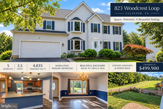 823 WOODCREST LOOP, Culpeper, VA 22701
