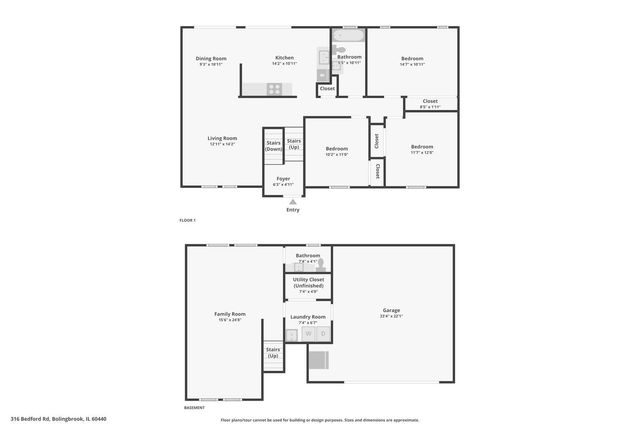 316 Bedford Road, Bolingbrook, IL 60440