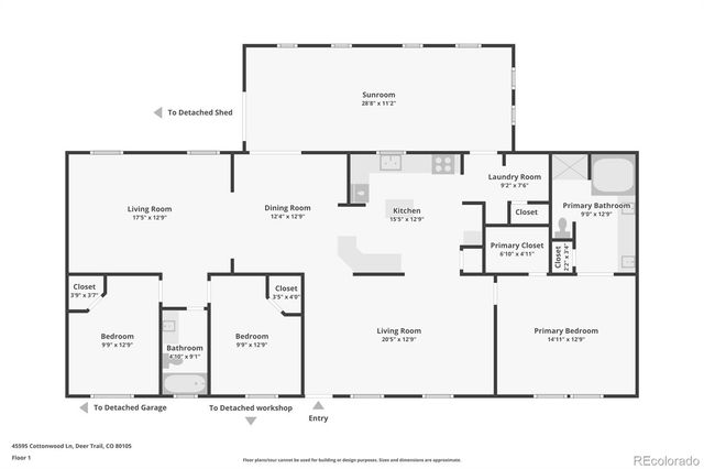 45595 Cottonwood Lane, Deer Trail, CO 80105