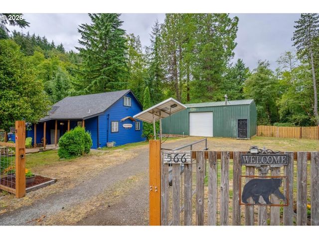 566 N BEAR CREEK Rd, Otis, OR 97368