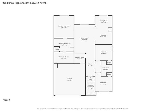 405 Sunny Highlands Drive, Katy, TX 77493