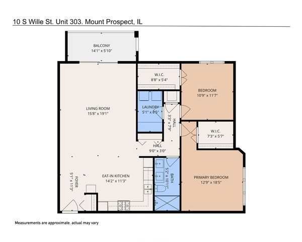 10 S Wille Street 303, Mount Prospect, IL 60056