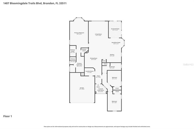 1407 BLOOMINGDALE TRAILS BOULEVARD, Brandon, FL 33511