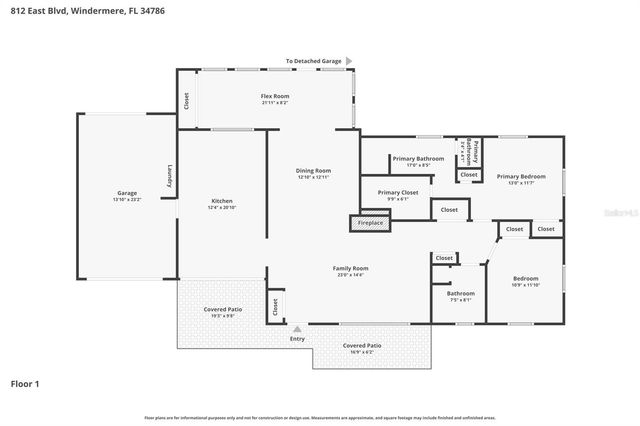 812 EAST BOULEVARD, Windermere, FL 34786