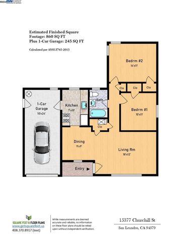 15377 Churchill St, San Leandro, CA 94579