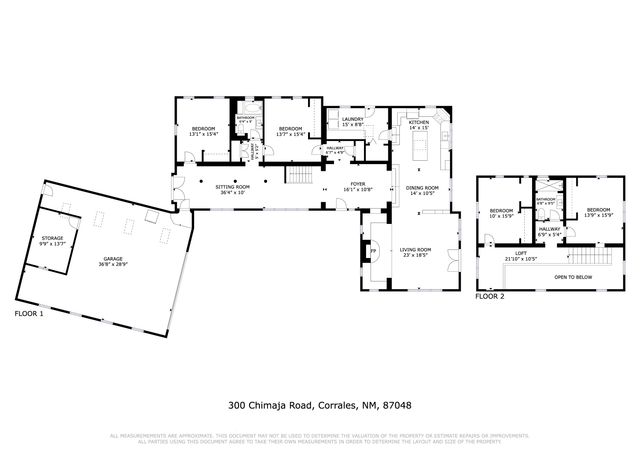 300 Chimaja Road, Corrales, NM 87048