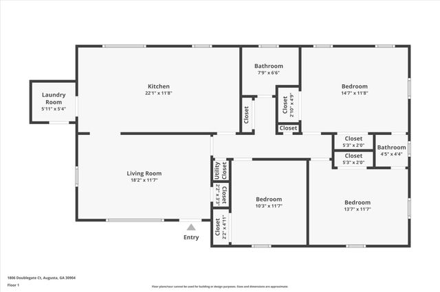 1806 Doublegate Court, Augusta, GA 30904