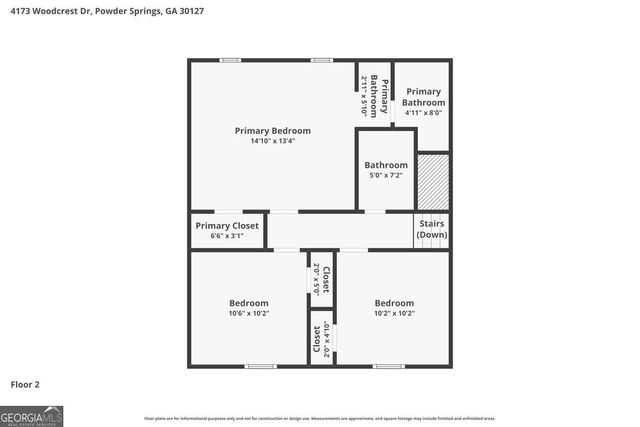 4173 Woodcrest Drive, Powder Springs, GA 30127
