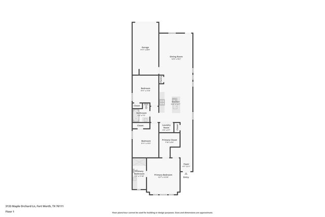 3133 Maple Orchard Lane, Fort Worth, TX 76140