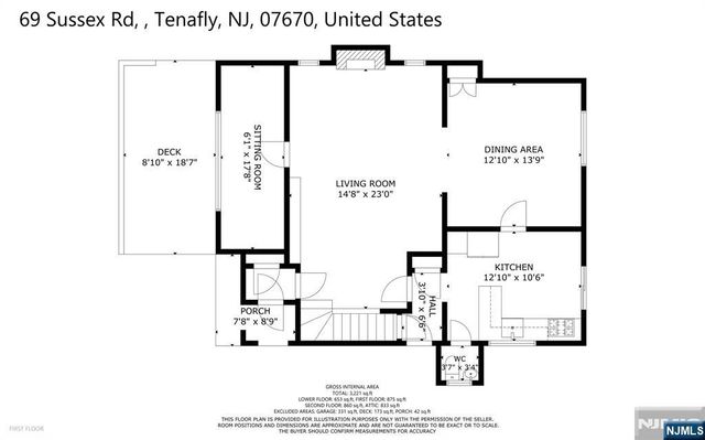 69 Sussex Road, Tenafly, NJ 07670