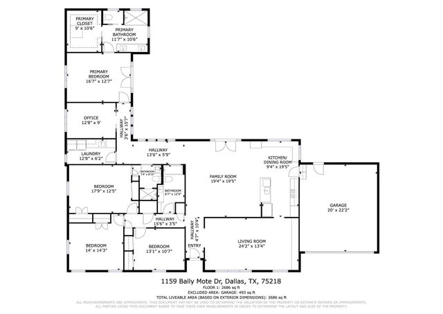 1159 Bally Mote Drive, Dallas, TX 75218