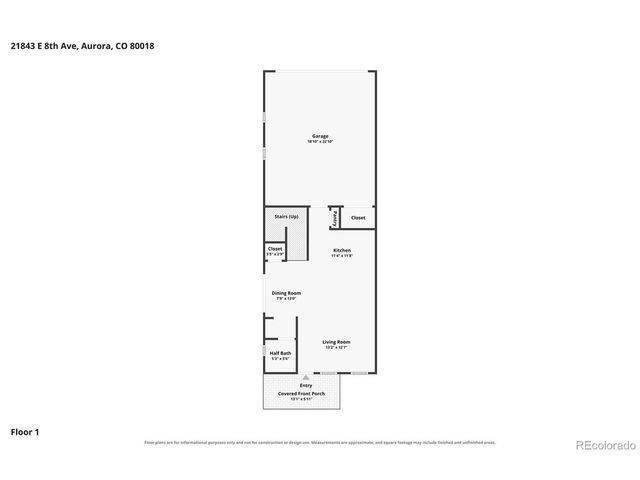 21843 E 8th Ave, Aurora, CO 80018