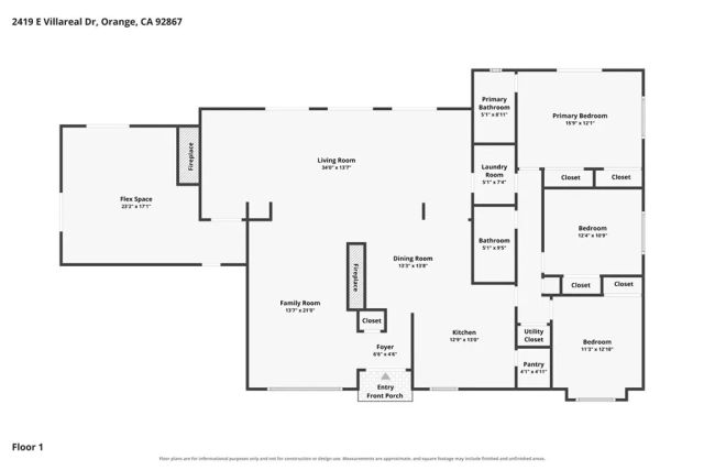 2419 E Villa Real, Orange, CA 92867