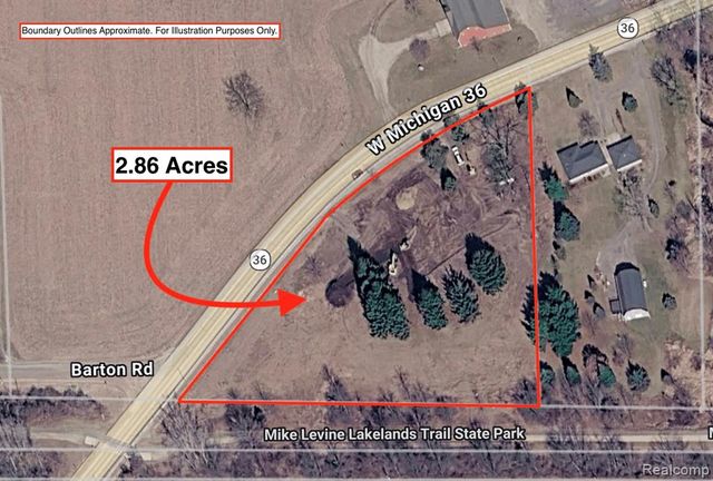 VL 2.86 Acres W M-36, Pinckney, MI 48169