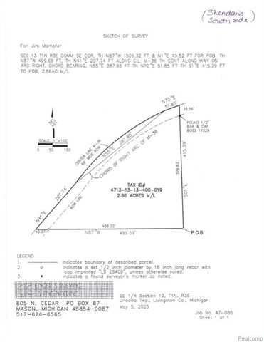 VL 2.86 Acres W M-36, Pinckney, MI 48169