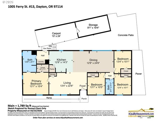 1005 FERRY St 13, Dayton, OR 97114