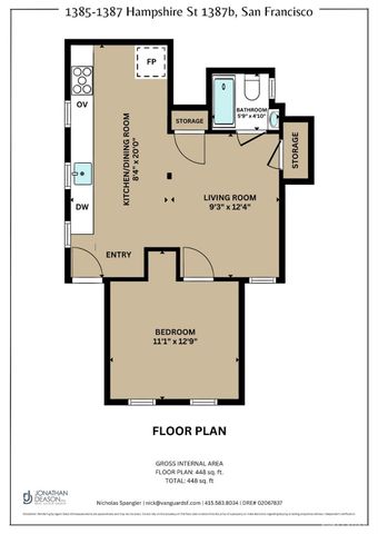 1385 Hampshire Street 1387B, San Francisco, CA 94110