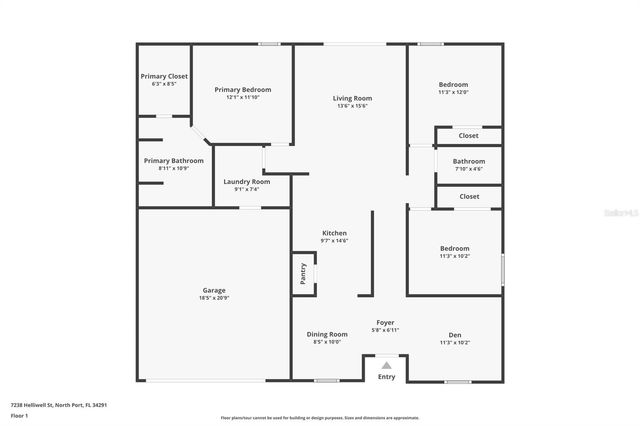 7238 HELLIWELL STREET, North Port, FL 34291