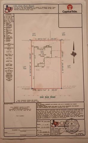 140 Doe Run Road, Gun Barrel City, TX 75156