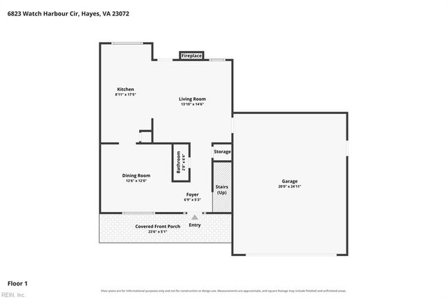 6823 Watch Harbour Circle, Hayes, VA 23072