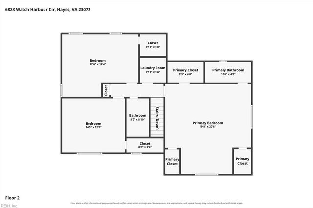 6823 Watch Harbour Circle, Hayes, VA 23072
