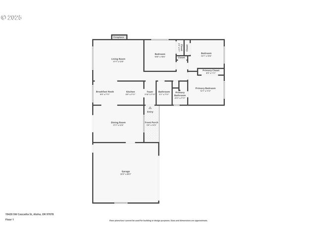 19420 Sw CASCADIA St, Beaverton, OR 97078