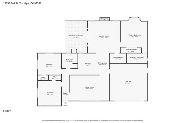 13555 3rd, Yucaipa, CA 92399
