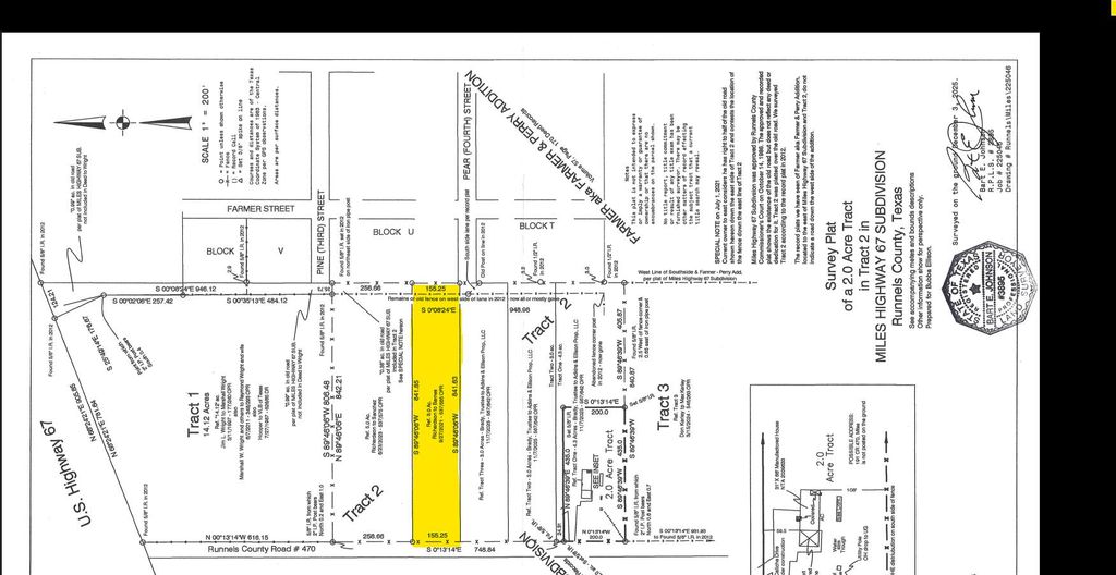 Image 2 of property listing at 0 (tract 3) County Road 470, Miles, TX 76861
