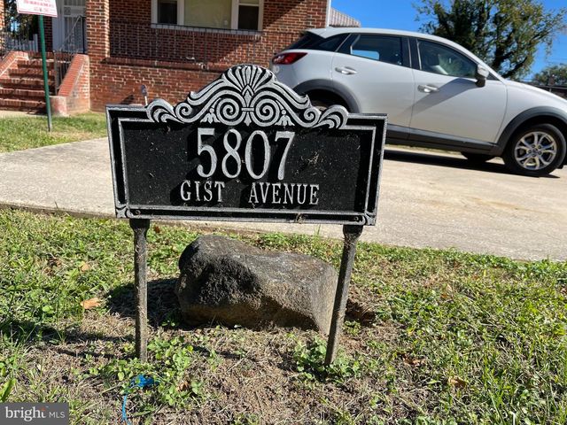 5807 GIST AVE, Baltimore, MD 21215