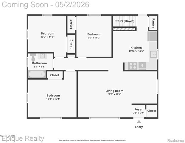 4442 Lutz Drive, Warren, MI 48092