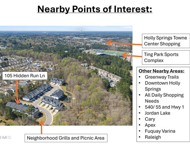 105 Hidden Run Lane, Holly Springs, NC 27540