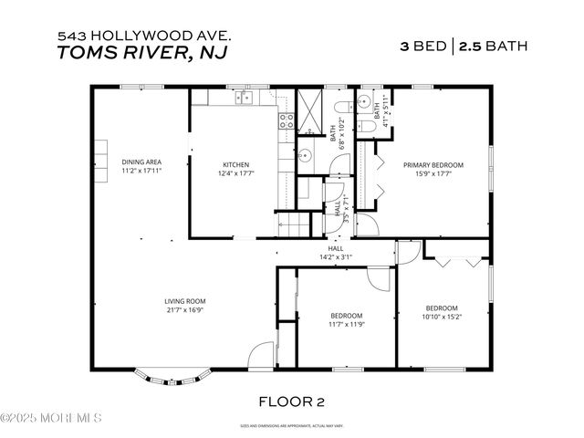 543 Hollywood Avenue, Toms River, NJ 08753