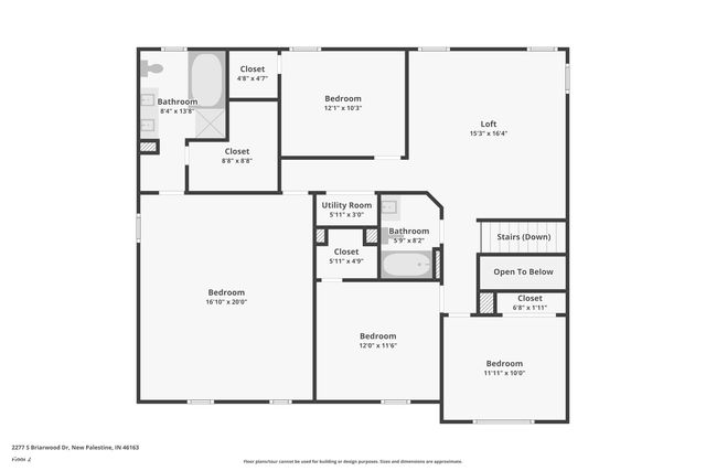 2277 S Briarwood Drive, New Palestine, IN 46163