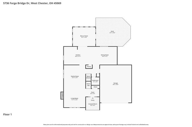 5736 Forge Bridge Drive, West Chester, OH 45069