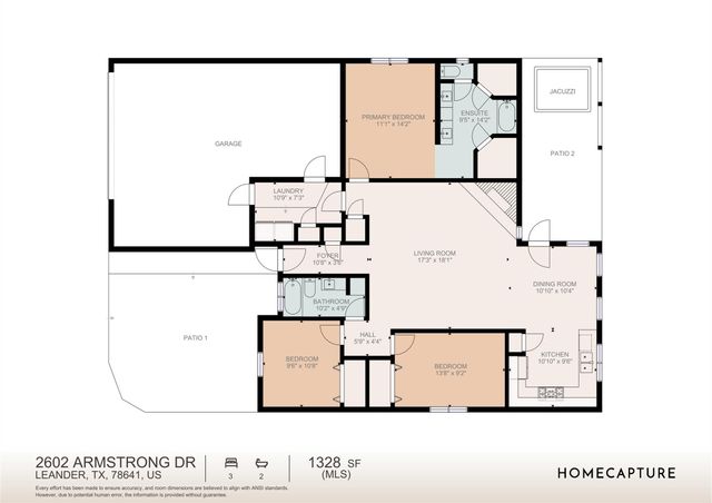 2602 Armstrong DR, Leander, TX 78641