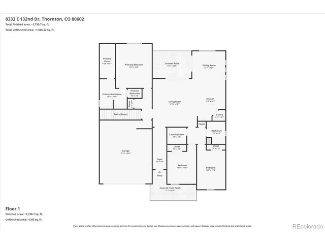 8333 E 132nd Dr, Thornton, CO 80602