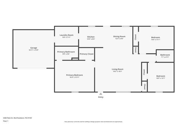 3340 Fletz Cir, Murfreesboro, TN 37129