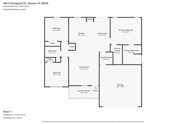309 S Stonegate Drive, Seneca, SC 29678