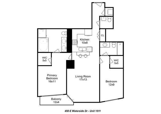 450 E Waterside Drive 1511, Chicago, IL 60601