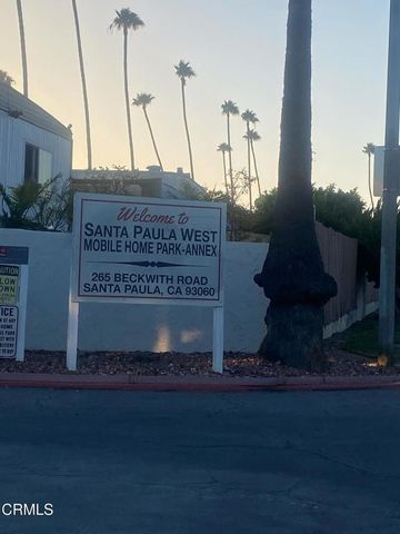265 S Beckwith Road 26A, Santa Paula, CA 93060