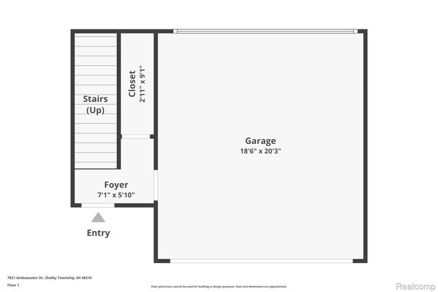 7821 Ambassador Drive, Shelby Charter Township, MI 48316